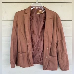 Vintage 1960s Mairi Macintire Brown Blazer